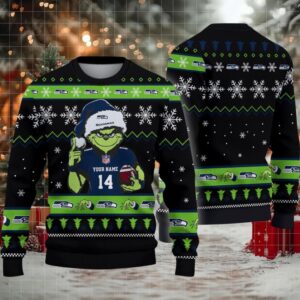 Seattle Seahawks Custom Christmas Ugly Sweater