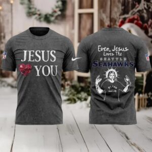 Seattle Seahawks Jesus Love You T shirt Hoodie