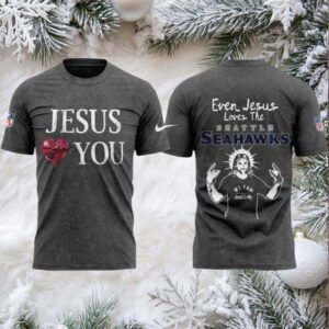 Seattle Seahawks Jesus Love You T shirt Hoodie