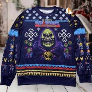 Skeletor Masters of the Universe Ugly Christmas Sweater
