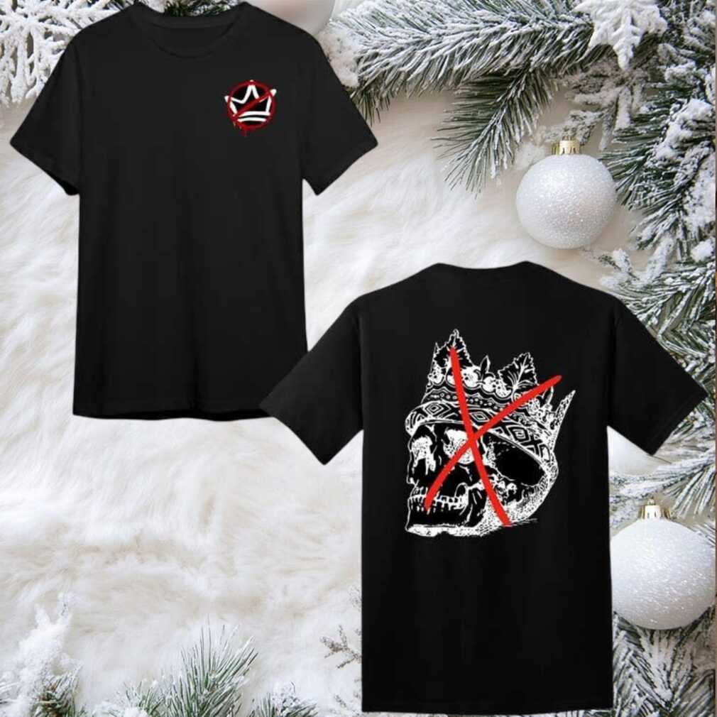 Skull Democracy Has No Kings in America 2025 New Two Sided Shirt Skull Democracy Has No Kings in America 2025 New Two Sided Shirt