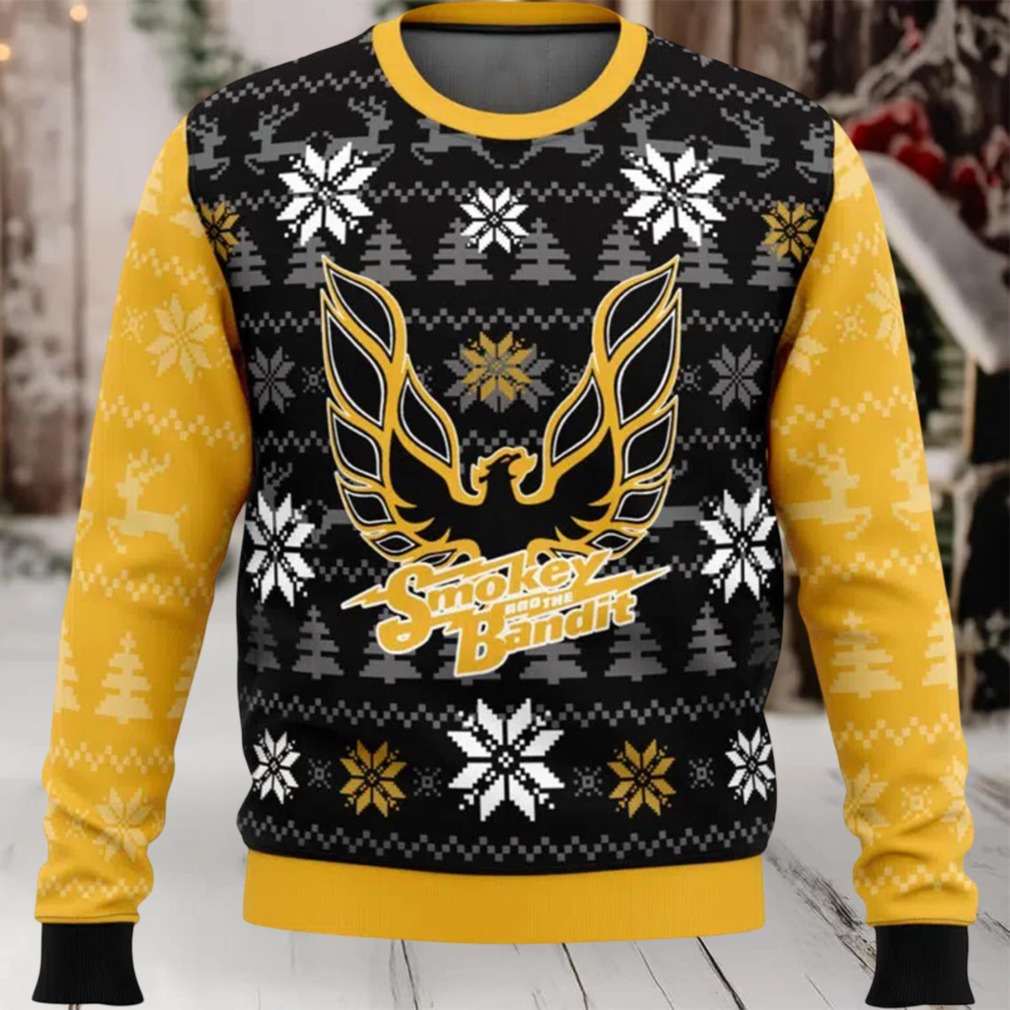 Smokey And The Bandit Ugly Christmas Sweater Smokey And The Bandit Ugly Christmas Sweater