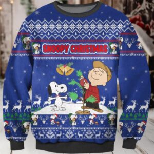 Snoopy And Charlie Brown Ugly Christmas Sweater