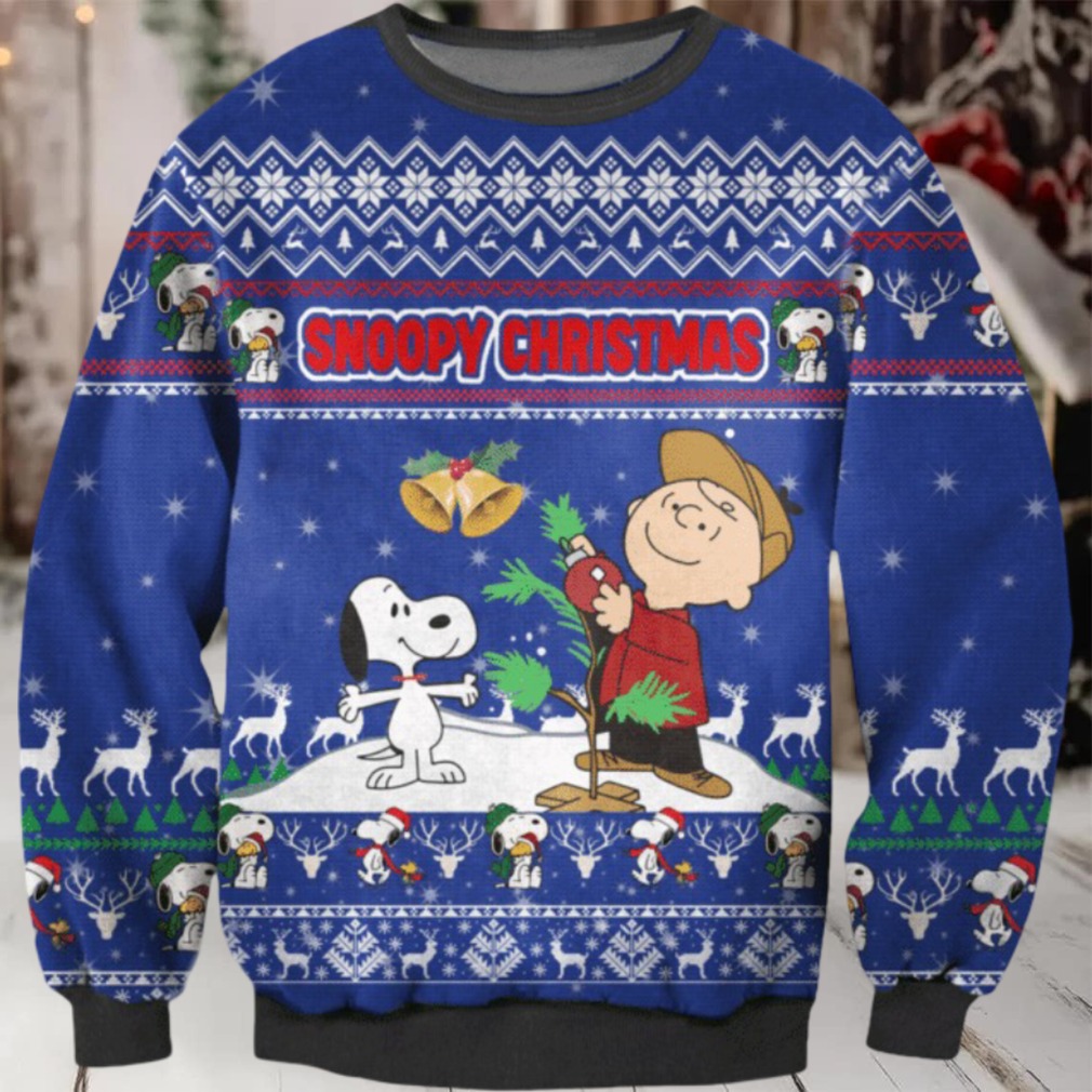 Snoopy And Charlie Brown Ugly Christmas Sweater