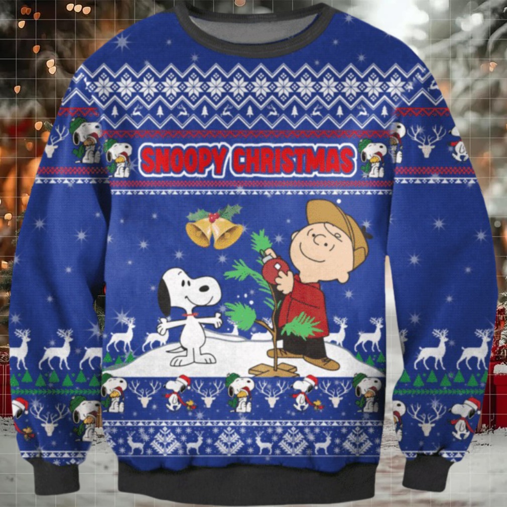 Snoopy And Charlie Brown Ugly Christmas Sweater Snoopy And Charlie Brown Ugly Christmas Sweater