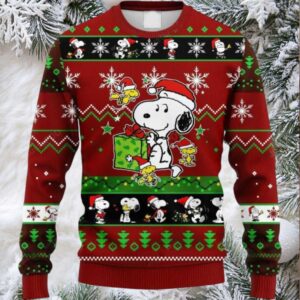 Snoopy And Woodstock The Peanuts Ugly Sweater, Snoopy And Woodstock Christmas Sweater, Funny Snoopy Lover Gift, Snoopy And Woodstock Shirt