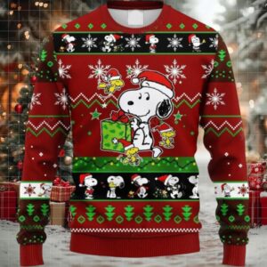 Snoopy And Woodstock The Peanuts Ugly Sweater, Snoopy And Woodstock Christmas Sweater, Funny Snoopy Lover Gift, Snoopy And Woodstock Shirt