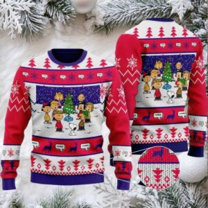 Snoopy Christmas Charlie Brown Ugly Sweater Gifts, Snoopy Gift Fan Ugly Sweater