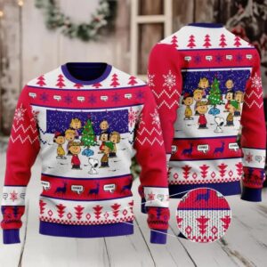 Snoopy Christmas Charlie Brown Ugly Sweater Gifts, Snoopy Gift Fan Ugly Sweater