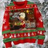 Super Mario 2025 Lookin’ To Party Christmas Blue Version Ugly Sweater Super Mario 2025 Lookin’ To Party Christmas Blue Version Ugly Sweater