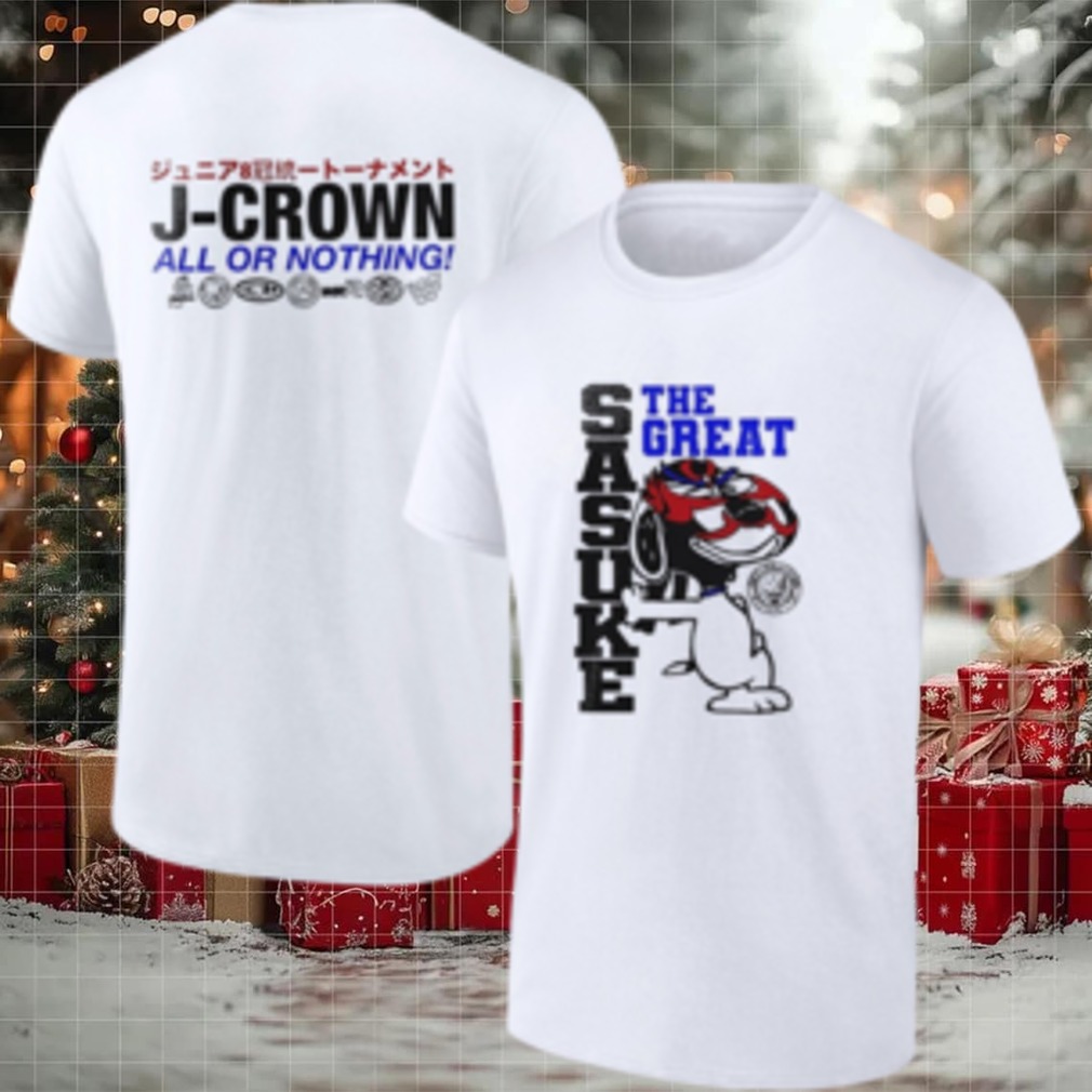 Snoopy x Sasuke the great J Crown all or nothing Japanese shirt Snoopy x Sasuke the great J Crown all or nothing Japanese shirt