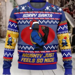 Sorry Santa Cobra Commander GI Joe Ugly Christmas Sweater