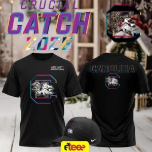 South Carolina Gamecocks Football 2025 Crucial Catch 2 sided t shirt