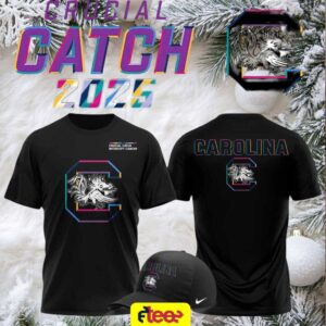 South Carolina Gamecocks Football 2025 Crucial Catch 2 sided t shirt