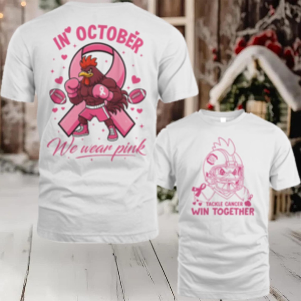 South Carolina Gamecocks Tackle Cancer Win Together T Shirt