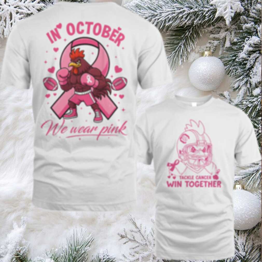 South Carolina Gamecocks Tackle Cancer Win Together T Shirt