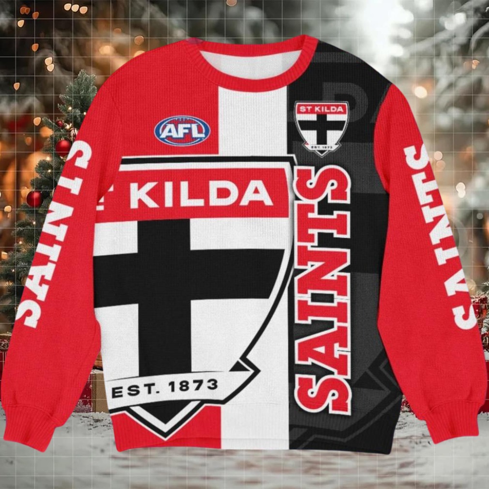 St Kilda Saints AFL Ugly Christmas Sweater