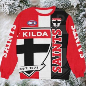 St Kilda Saints AFL Ugly Christmas Sweater
