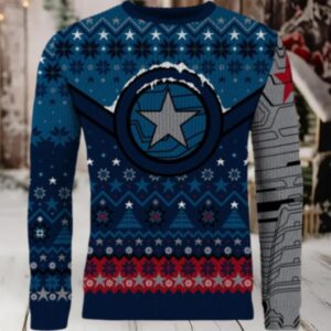 Star Of Bucky Ugly Christmas Sweater