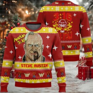 Steve Austin 316 Ugly Christmas Sweater