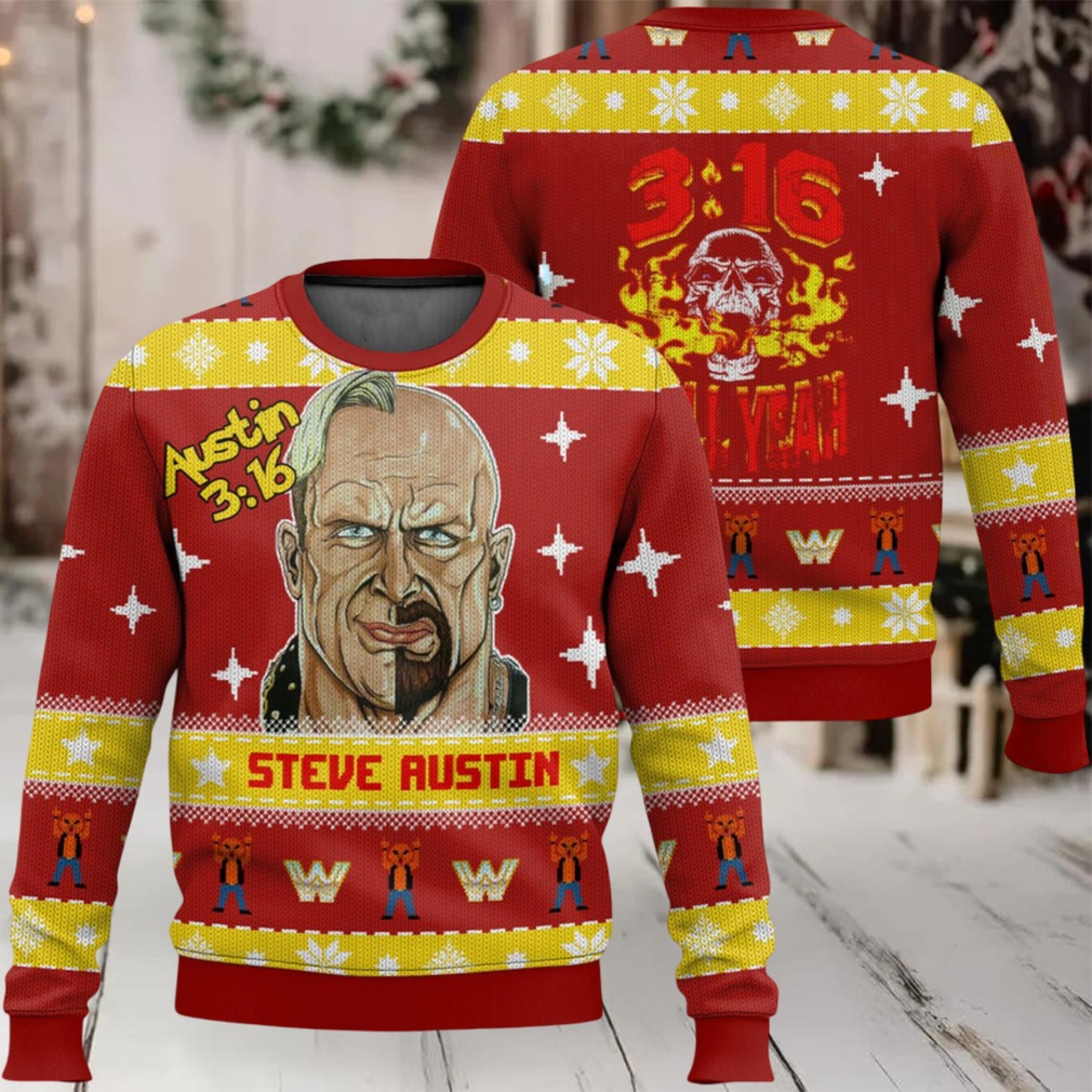 Steve Austin 316 Ugly Christmas Sweater Steve Austin 316 Ugly Christmas Sweater