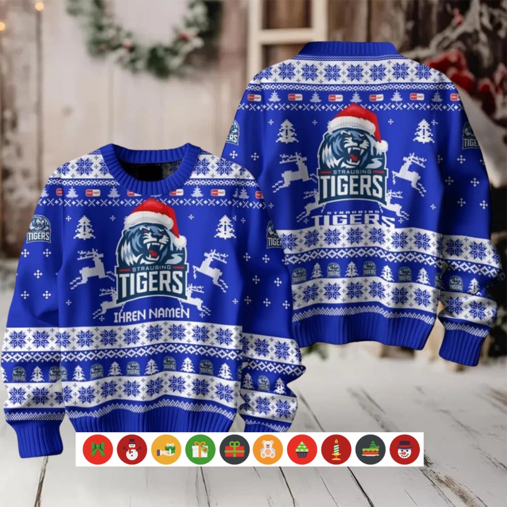 Straubing Tigers 2025 Christmas Ugly Sweater Straubing Tigers 2025 Christmas Ugly Sweater