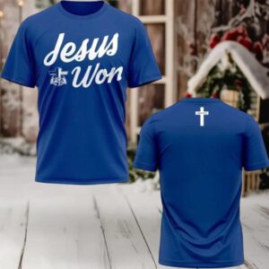 Sun Devil Football Jesus Won 2025 New Two Sided Shirt