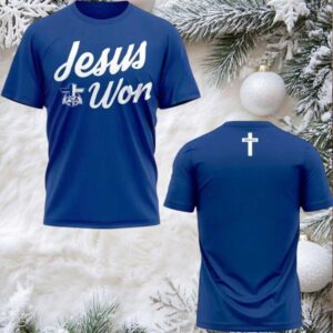 Sun Devil Football Jesus Won 2025 New Two Sided Shirt