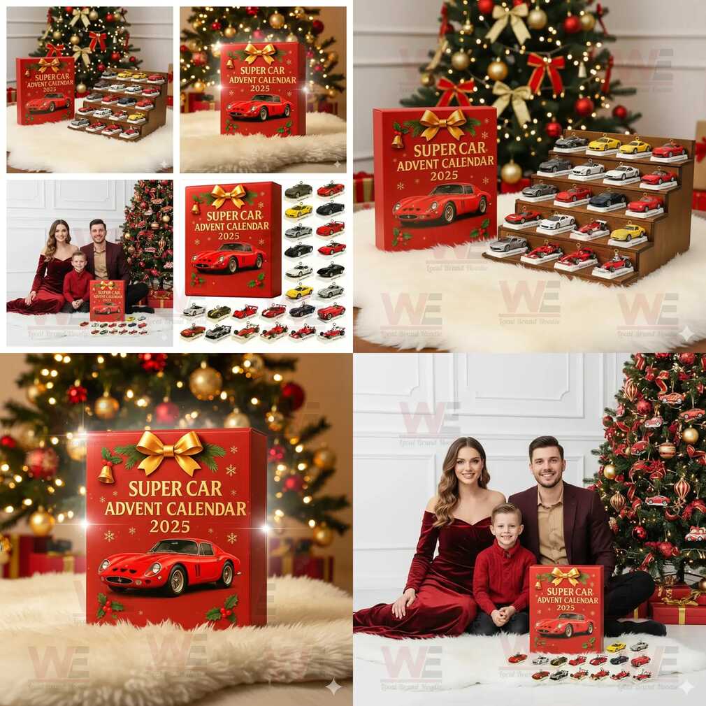 Super Car Advent Calendar 2025 Christmas