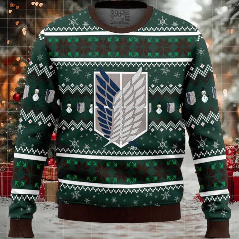 Survey Corps Attack on Titan Ugly Christmas Sweater Survey Corps Attack on Titan Ugly Christmas Sweater