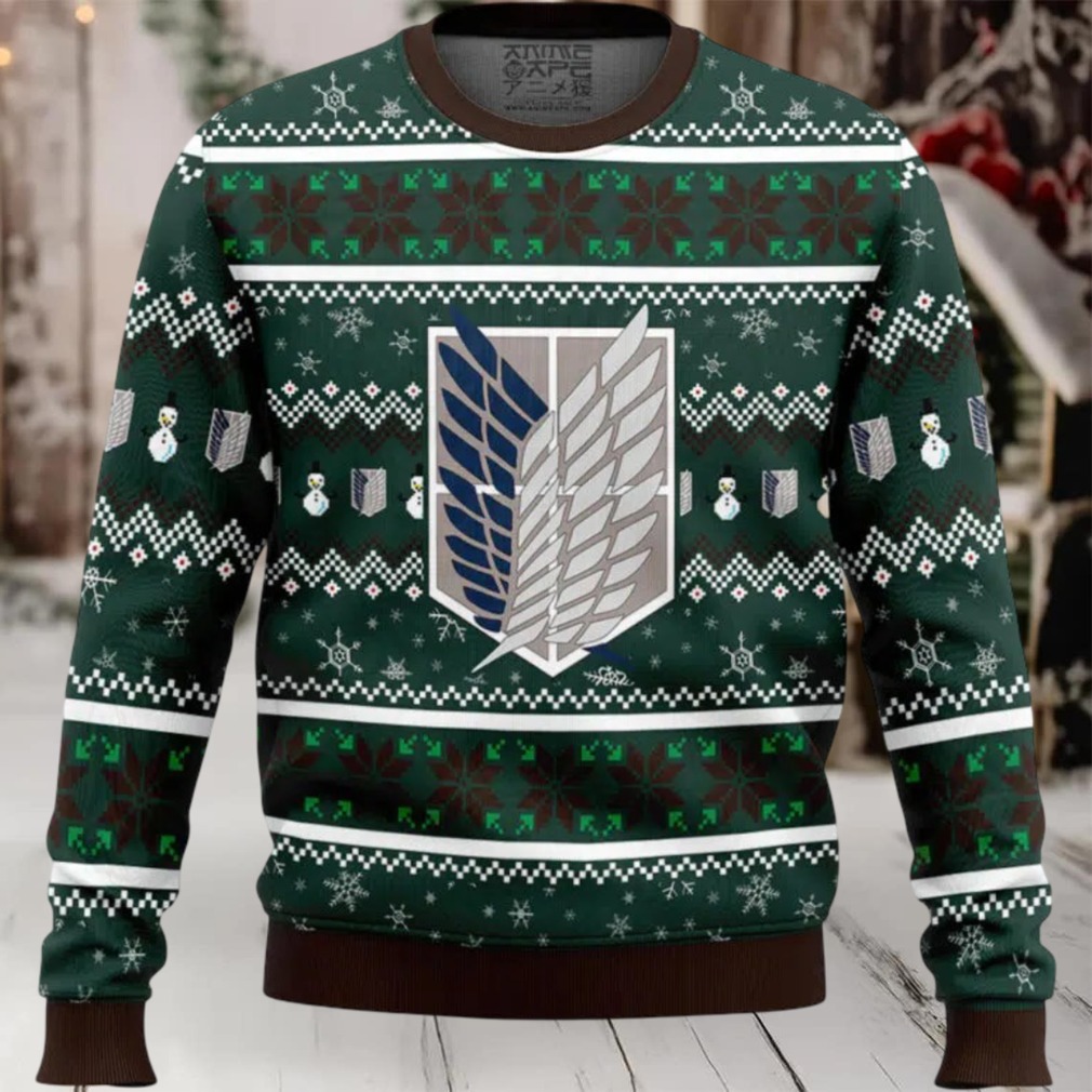 Survey Corps Attack on Titan Ugly Christmas Sweater Survey Corps Attack on Titan Ugly Christmas Sweater
