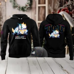 TCU Horned Frogs Crucial Catch Intercept Cancer 2025 Logo Two Sided Hoodie Shirt