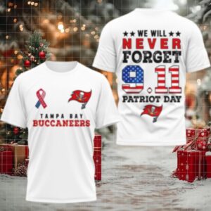 Tampa Bay Buccaneers We Will Never Forget 9.11 Patriot Day Shirt