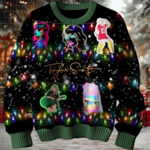 Taylor Swift Shining In The Christmas Light 2024 Ugly Sweater