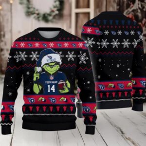Tennessee Titans Custom Christmas Ugly Sweater