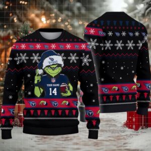 Tennessee Titans Custom Christmas Ugly Sweater