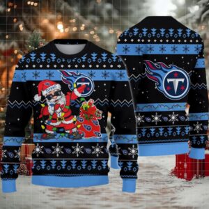 Tennessee Titans Santa Claus Ugly Christmas Sweater