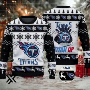 Tennessee Titans Ugly Christmas Sweater 2025 X7LG2RQJZ