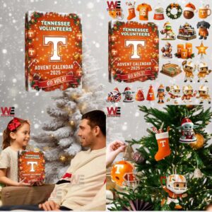 Tennessee Volunteers Football 2025 Advent Calendar Christmas