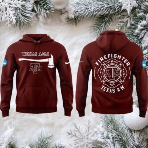 Texas A&M Aggies Firefighter 2025 Appreciation For Fire Dept Hoodie T Shirt