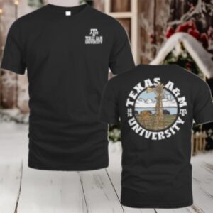 Texas A&M Aggies Thick Lined Landscape T Shirt Hoodie