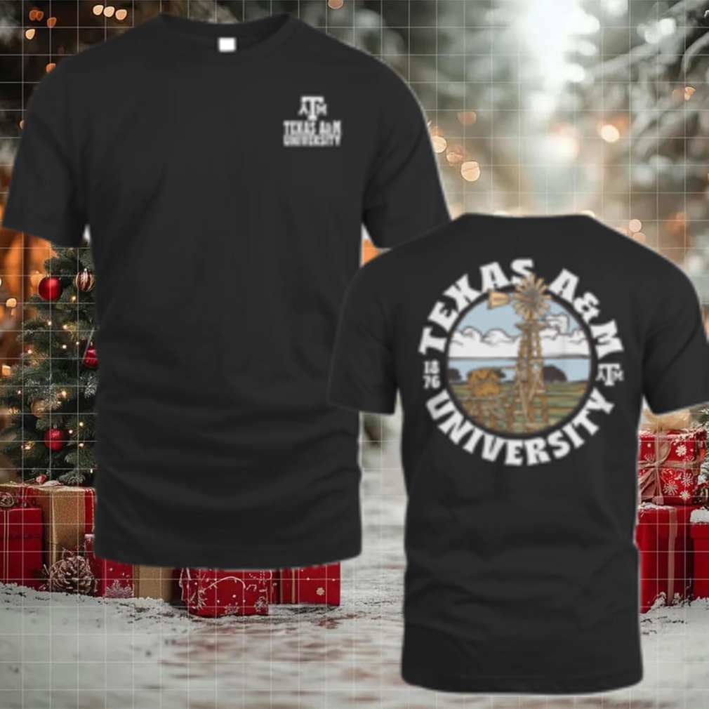 Texas A&M Aggies Thick Lined Landscape T Shirt Hoodie Texas A&M Aggies Thick Lined Landscape T Shirt Hoodie