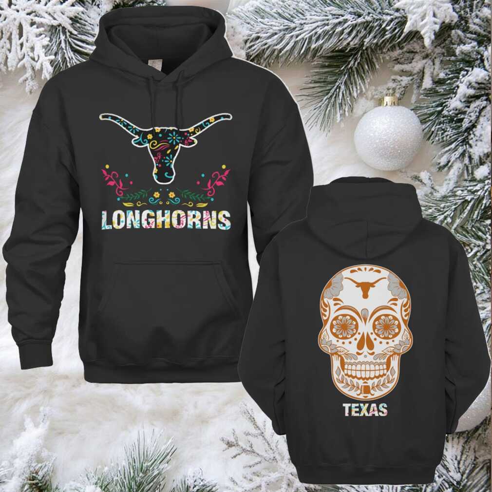 Texas Longhorns Dia De Los Muertos T Shirt College Football Fan Tee Texas Longhorns Dia De Los Muertos T Shirt College Football Fan Tee