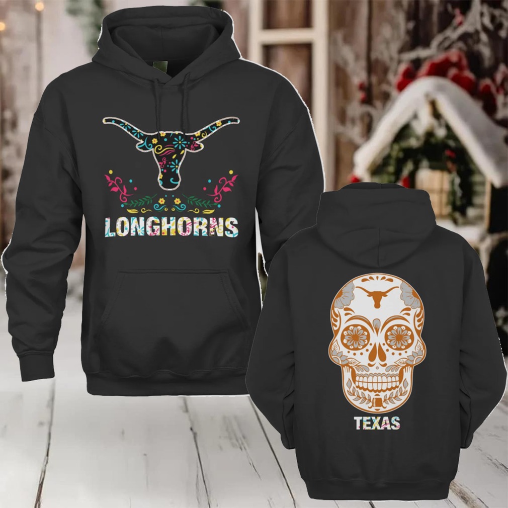 Texas Longhorns Dia De Los Muertos T Shirt College Football Fan Tee Texas Longhorns Dia De Los Muertos T Shirt College Football Fan Tee