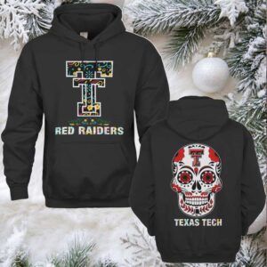 Texas Tech Red Raiders Dia De Los Muertos T Shirt College Football Fan Tee