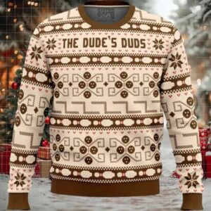 The Dude’s Duds The Big Lebowski Ugly Christmas Sweater