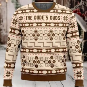 The Dude’s Duds The Big Lebowski Ugly Christmas Sweater