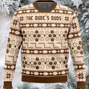 The Dude’s Duds The Big Lebowski Ugly Christmas Sweater