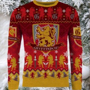 The Gift Of Gryffindor Ugly Christmas Sweater The Gift Of Gryffindor Ugly Christmas Sweater