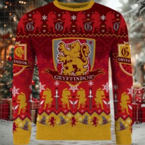The Gift Of Gryffindor Ugly Christmas Sweater
